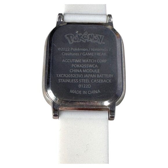 Pokemon 2022 Led Touch Screen Watch With Metallic Silver Bezel GAME FREAK‎ - Picture 3 of 3